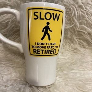 New RETIRED travel mug our name is mud